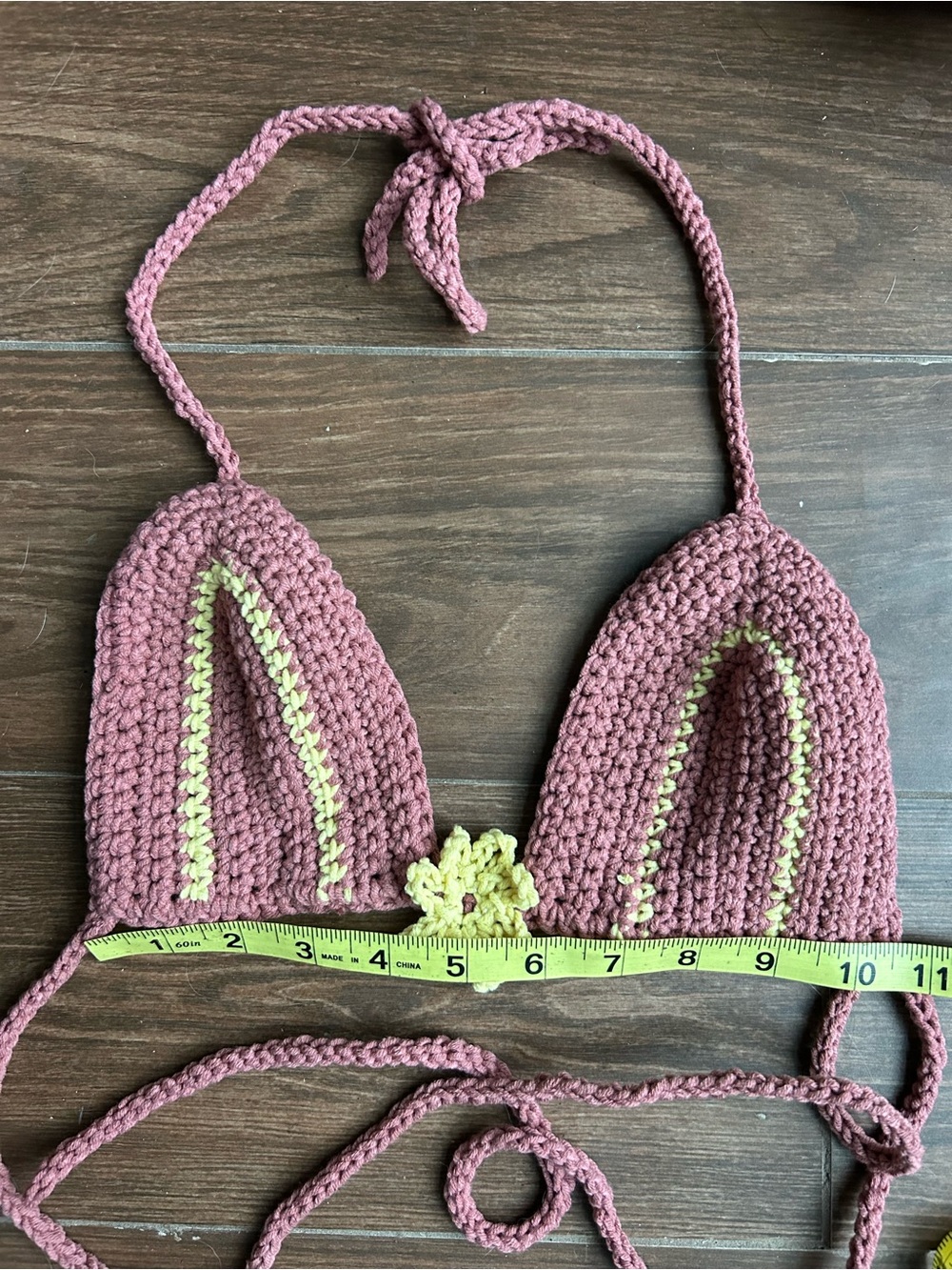 Crochet bikini top - Picture 3 of 4